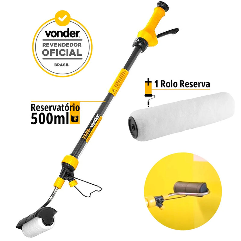 PintaFácil Jet Prime - Rolo de pintura com reservatório no Cabo + SUPER BRINDE